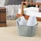 Household Essentials Storage Bin with Wood Handles